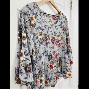 Sienna Sky Floral Peplum Top